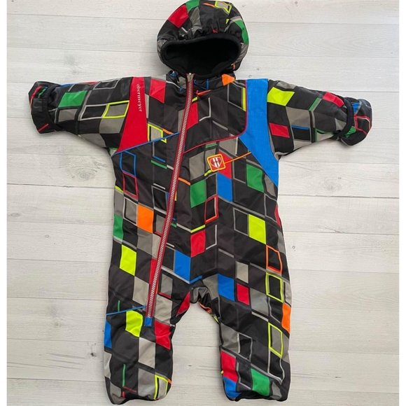 Obermeyer Kids one piece snowsuit 6-12 months - Picture 1 of 10